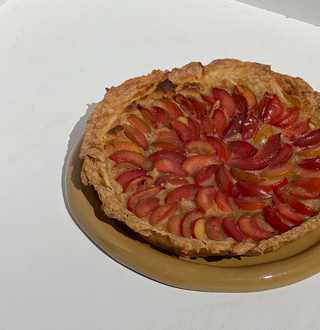 Festive Plum Tart