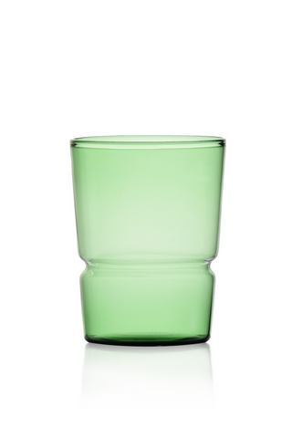 Green Glass Tumbler